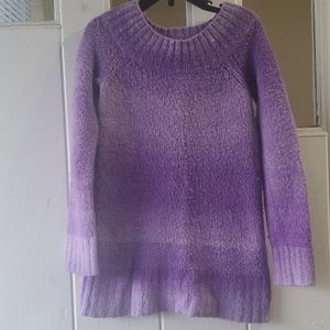 Girls purple Justice sweater